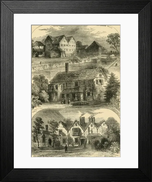 Framed Print : Views in Tottenham, c1876. Creator: Unknown Framed Print : Views in Tottenham, c1876. Creator: Unknown