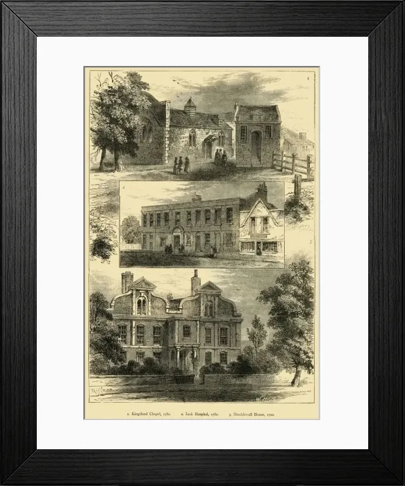 Framed Print : Views in Kingsland, c1876. Creator: Unknown Framed Print : Views in Kingsland, c1876. Creator: Unknown