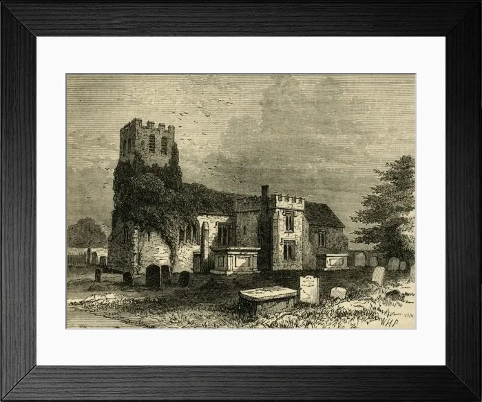 Framed Print : Tottenham Church, c1876. Creator: Unknown Framed Print : Tottenham Church, c1876. Creator: Unknown