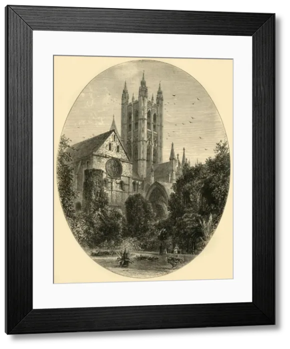 Framed Print : Bell Harry Tower, Canterbury Cathedral, 1890. Creator: Unknown Framed Print : Bell Harry Tower, Canterbury Cathedral, 1890. Creator: Unknown