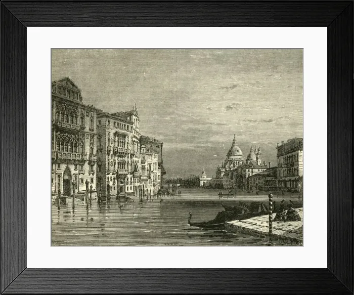 Framed Print : The Grand Canal, Venice, 1890. Creator: Unknown Framed Print : The Grand Canal, Venice, 1890. Creator: Unknown