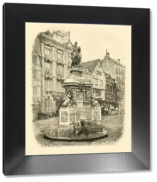 Place De La Pucelle, Rouen, 1890. Creator: Unknown
