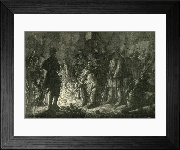 Framed Print : Ziska and the Hussites, 1890. Creator: Unknown Framed Print : Ziska and the Hussites, 1890. Creator: Unknown