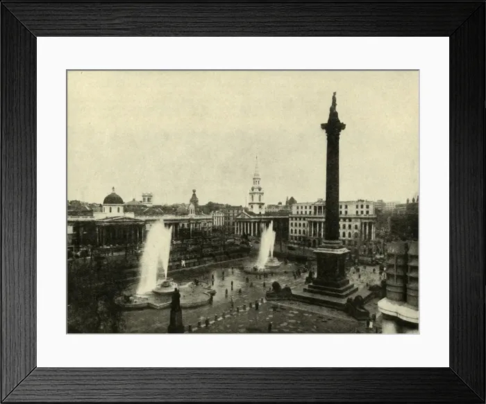 Framed Print : Londons Best-Known Square, c1948. Creator: Unknown Framed Print : Londons Best-Known Square, c1948. Creator: Unknown