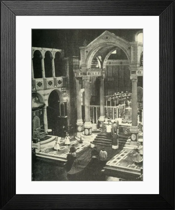 Framed Print : In Westminster Cathedral, c1948. Creator: Unknown Framed Print : In Westminster Cathedral, c1948. Creator: Unknown