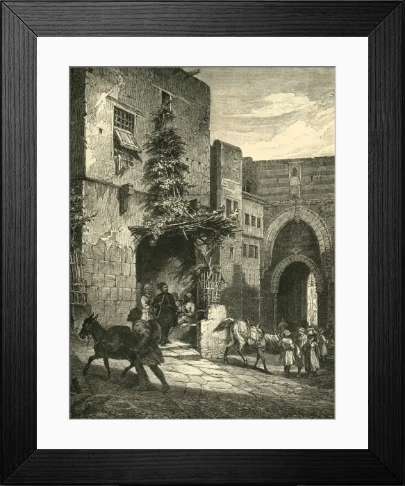 Framed Print : Door of the Mamelukes, The Citadel, Cairo, 1890. Creator: Unknown Framed Print : Door of the Mamelukes, The Citadel, Cairo, 1890. Creator: Unknown
