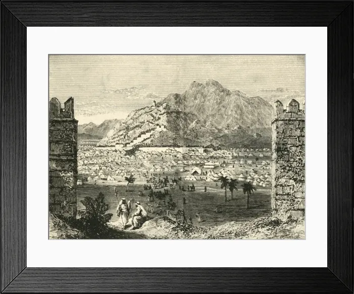 Framed Print : Mount Arafat, near Mecca, 1890. Creator: Unknown Framed Print : Mount Arafat, near Mecca, 1890. Creator: Unknown