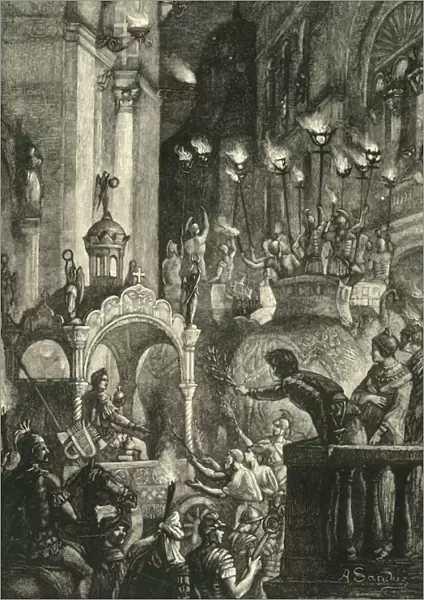 Triumph of Heraclius at Constantinople, (629AD), 1890. Creator: Unknown