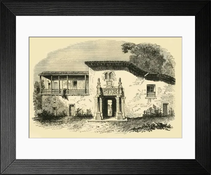 Framed Print : House of Pizarro, Cuzco, 1890. Creator: Unknown Framed Print : House of Pizarro, Cuzco, 1890. Creator: Unknown