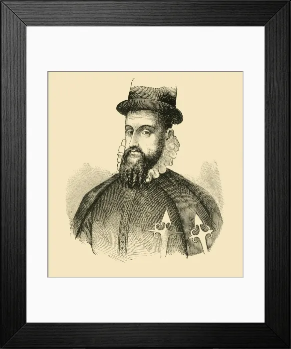 Framed Print : Francisco Pizarro, c1510-1520, (1890). Creator: Unknown Framed Print : Francisco Pizarro, c1510-1520, (1890). Creator: Unknown