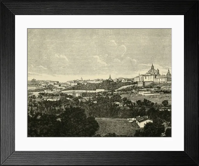 Framed Print : Madrid, 1890. Creator: Unknown Framed Print : Madrid, 1890. Creator: Unknown