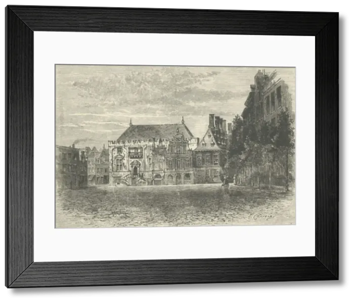 Framed Print : The Town Hall, Haarlem, 1890. Creator: Unknown Framed Print : The Town Hall, Haarlem, 1890. Creator: Unknown