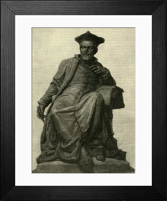 Framed Print : Francis Rabelais, (c1483-1553), c1890. Creator: Unknown Framed Print : Francis Rabelais, (c1483-1553), c1890. Creator: Unknown