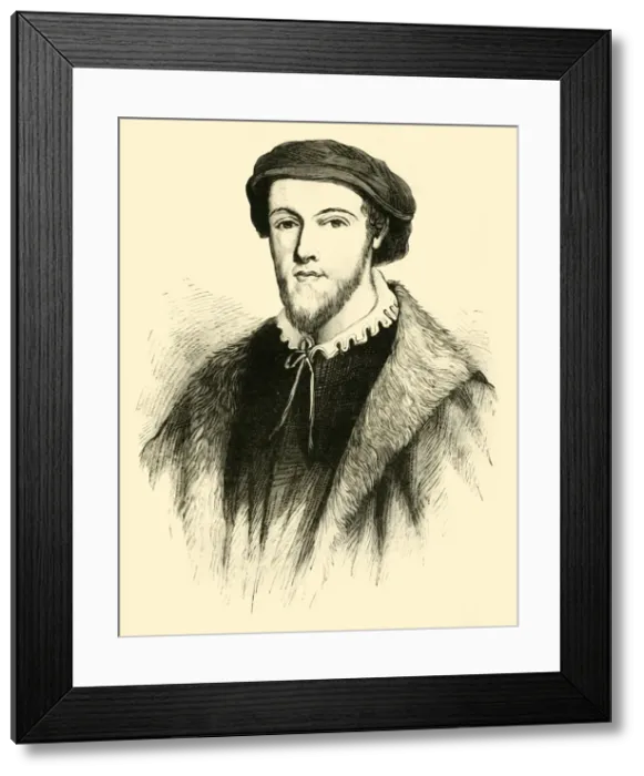 Framed Print : George Wishart, c1530-1540, (1890). Creator: Unknown Framed Print : George Wishart, c1530-1540, (1890). Creator: Unknown