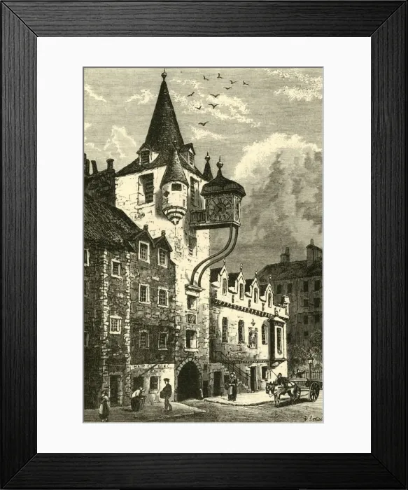 Framed Print : The Canongate Tolbooth, Edinburgh, 1890. Creator: Unknown Framed Print : The Canongate Tolbooth, Edinburgh, 1890. Creator: Unknown