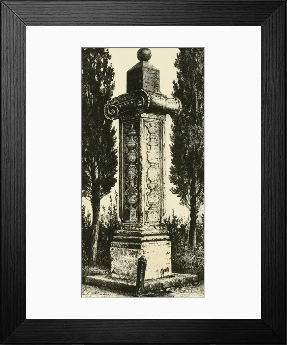 Framed Print : The Column of the French, Ravenna, Erected to the Memory of Gaston De Foix, 1890 Framed Print : The Column of the French, Ravenna, Erected to the Memory of Gaston De Foix, 1890