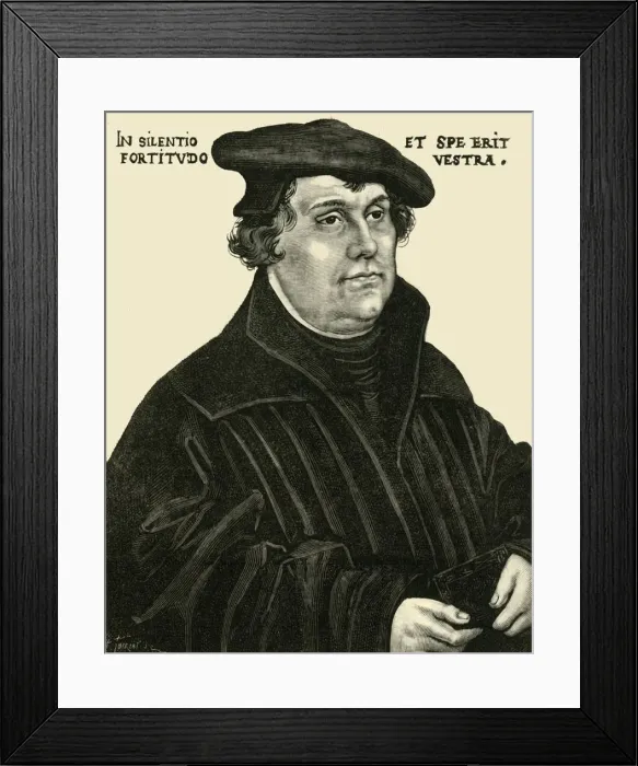 Framed Print : Martin Luther, c1520-1530, (1890). Creator: Unknown