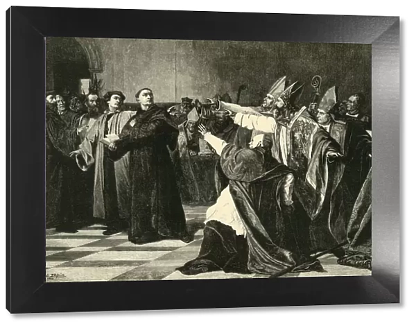 Luther at the Diet of Worms, 1521, (1890). Creator: Unknown