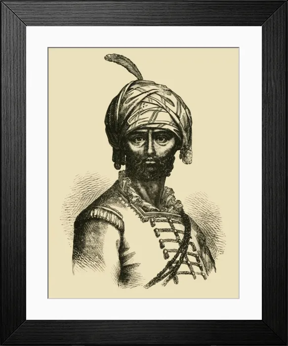 Framed Print : Hyder Ali, c1750, (1890). Creator: Unknown Framed Print : Hyder Ali, c1750, (1890). Creator: Unknown