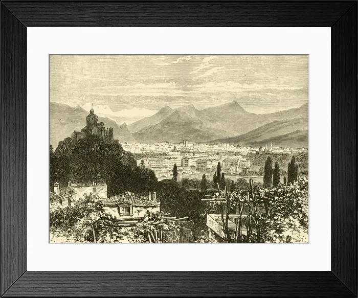Framed Print : Turin, 1890. Creator: Unknown Framed Print : Turin, 1890. Creator: Unknown