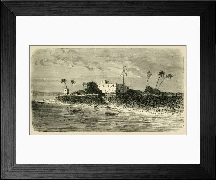 Framed Print : View at the Mouth of the Hooghly, 1890. Creator: Unknown