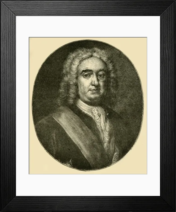Framed Print : Sir Robert Walpole, c1710-1720, (1890). Creator: Unknown Framed Print : Sir Robert Walpole, c1710-1720, (1890). Creator: Unknown