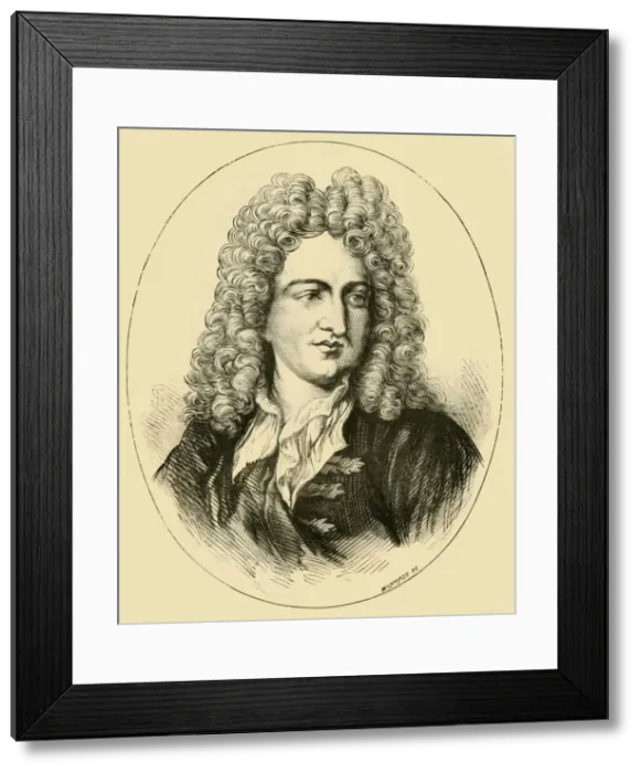 Framed Print : John Law, c1700-1710, (1890). Creator: Unknown Framed Print : John Law, c1700-1710, (1890). Creator: Unknown