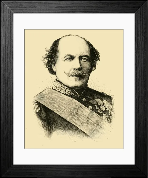 Framed Print : Marshal Canrobert, c1860-1870, (1890). Creator: Unknown Framed Print : Marshal Canrobert, c1860-1870, (1890). Creator: Unknown