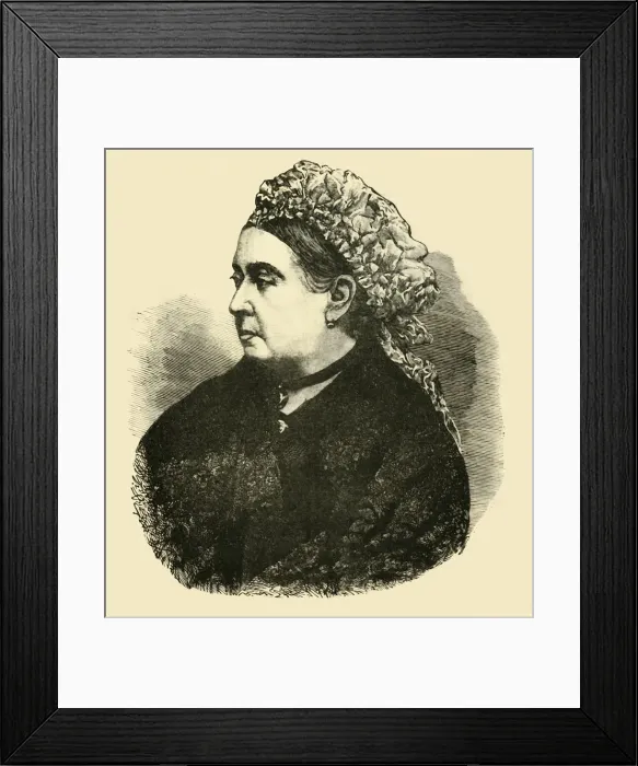 Framed Print : Queen Victoria, c1860-1870, (1890). Creator: Unknown Framed Print : Queen Victoria, c1860-1870, (1890). Creator: Unknown