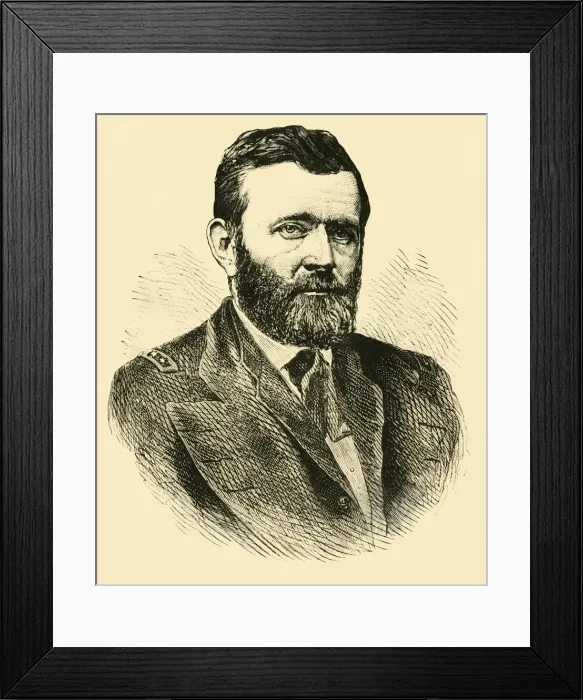 Framed Print : General Grant, c1870-1880, (1890). Creator: Unknown Framed Print : General Grant, c1870-1880, (1890). Creator: Unknown