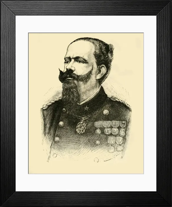 Framed Print : Victor Emmanuel, c1870, (1890). Creator: Unknown
