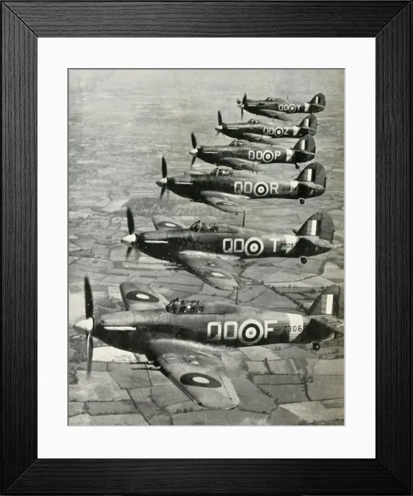 Framed Print : The Hawker Hurricane, 1941. Creator: Unknown Framed Print : The Hawker Hurricane, 1941. Creator: Unknown