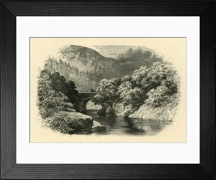 Framed Print : Pont Aberglaslyn, North Wales, c1890. Creator: Unknown Framed Print : Pont Aberglaslyn, North Wales, c1890. Creator: Unknown