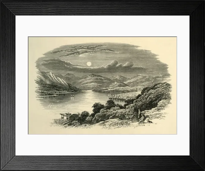Framed Print : Loch Awe, c1890. Creator: Unknown Framed Print : Loch Awe, c1890. Creator: Unknown