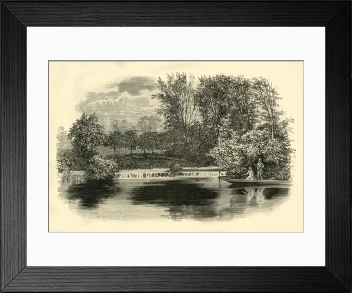Framed Print : At Cleeve, On the Thames, c1890. Creator: Unknown Framed Print : At Cleeve, On the Thames, c1890. Creator: Unknown