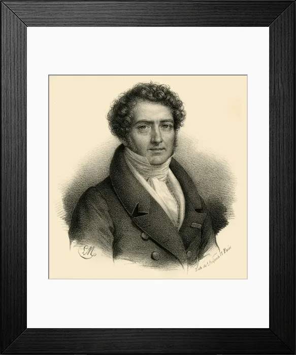 Framed Print : Boieldieu, (1775-1834), c1830. Creator: Francois-Seraphin Delpech Framed Print : Boieldieu, (1775-1834), c1830. Creator: Francois-Seraphin Delpech