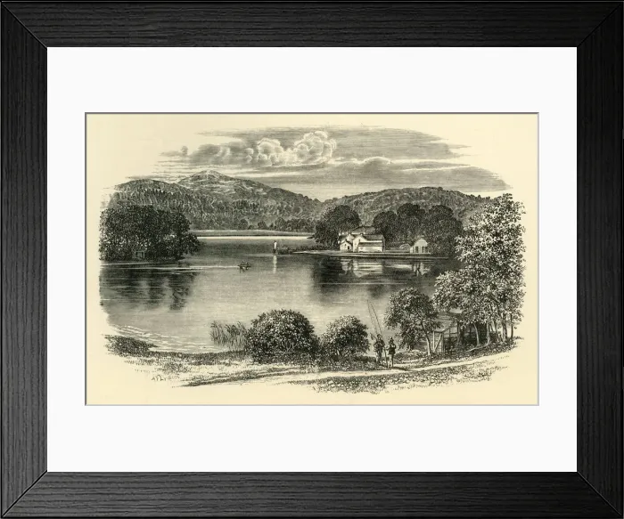 Framed Print : Windermere, c1890. Creator: Unknown Framed Print : Windermere, c1890. Creator: Unknown