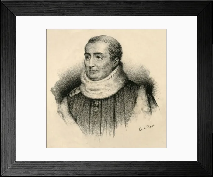 Framed Print : Christophe de Thou, (1508-1582), c1830. Creator: Francois-Seraphin Delpech Framed Print : Christophe de Thou, (1508-1582), c1830. Creator: Francois-Seraphin Delpech