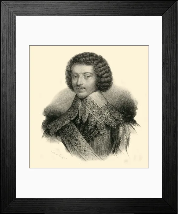Framed Print : Cinq-Mars, (1620-1642), c1830. Creator: Francois-Seraphin Delpech Framed Print : Cinq-Mars, (1620-1642), c1830. Creator: Francois-Seraphin Delpech