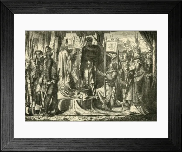 Framed Print : Investiture of Henry Jasomirgott as First Duke of Austria, (1156), 1890. Creator: Unknown Framed Print : Investiture of Henry Jasomirgott as First Duke of Austria, (1156), 1890. Creator: Unknown