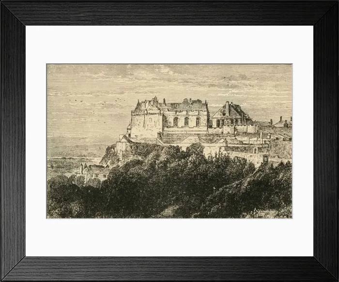 Framed Print : Stirling Castle, 1890. Creator: Unknown Framed Print : Stirling Castle, 1890. Creator: Unknown