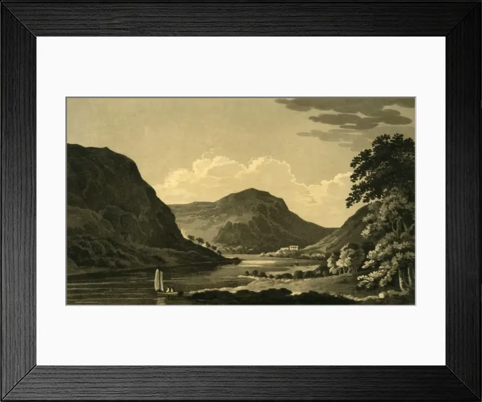 Framed Print : Loch-Lucbnaig, East-End, 1802. Creator: Unknown Framed Print : Loch-Lucbnaig, East-End, 1802. Creator: Unknown