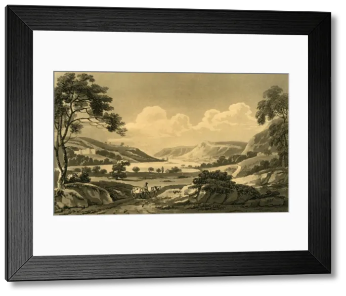 Framed Print : View in the Carse of Gonrie, 1802. Creator: Unknown Framed Print : View in the Carse of Gonrie, 1802. Creator: Unknown