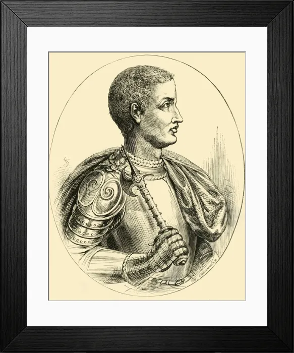 Framed Print : Frederick II Of Germany, (1194-1250), 1890. Creator: Unknown Framed Print : Frederick II Of Germany, (1194-1250), 1890. Creator: Unknown