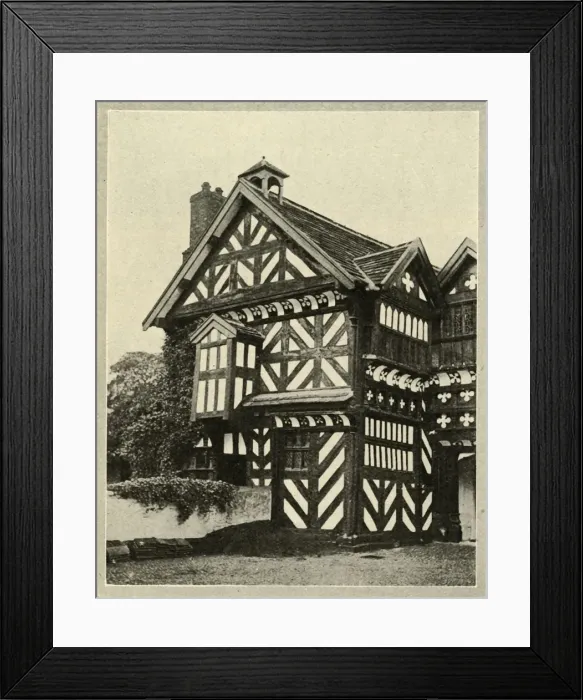 Framed Print : Little Moreton Hall, c1948. Creator: Unknown Framed Print : Little Moreton Hall, c1948. Creator: Unknown