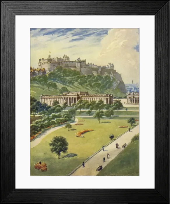 Framed Print : Edinburgh Castle, c1948. Creator: Unknown Framed Print : Edinburgh Castle, c1948. Creator: Unknown