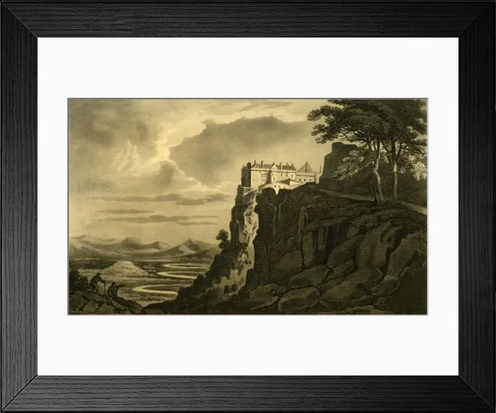 Framed Print : Stirling Castle & Vale of Monteith, 1802. Creator: Unknown Framed Print : Stirling Castle & Vale of Monteith, 1802. Creator: Unknown