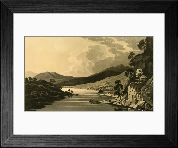 Framed Print : Loch-Kaitrin, East-End, 1802. Creator: Unknown Framed Print : Loch-Kaitrin, East-End, 1802. Creator: Unknown