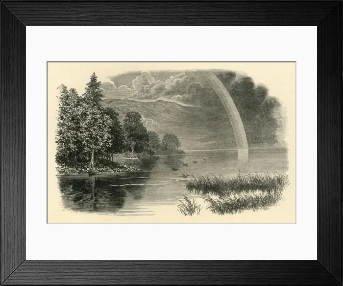 Framed Print : Rydal Water, c1890. Creator: Unknown Framed Print : Rydal Water, c1890. Creator: Unknown