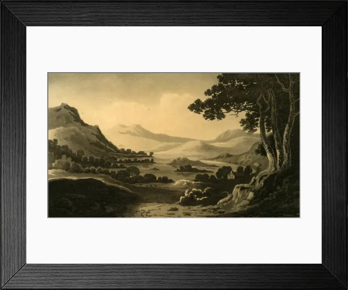 Framed Print : Loch-Kaitrin, West-End, 1802. Creator: Unknown Framed Print : Loch-Kaitrin, West-End, 1802. Creator: Unknown